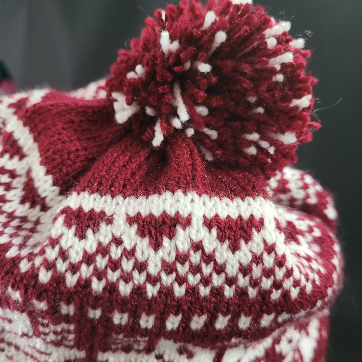 Nordic Fair Isle Pom Beanie