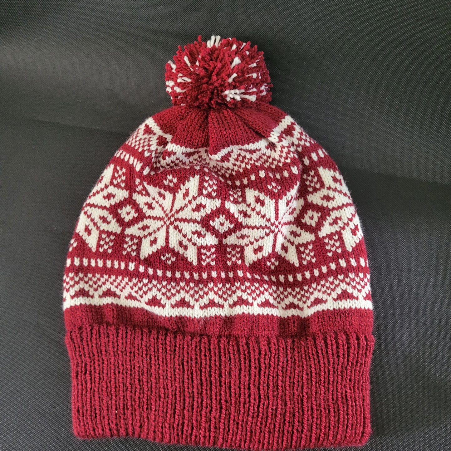 Nordic Fair Isle Pom Beanie