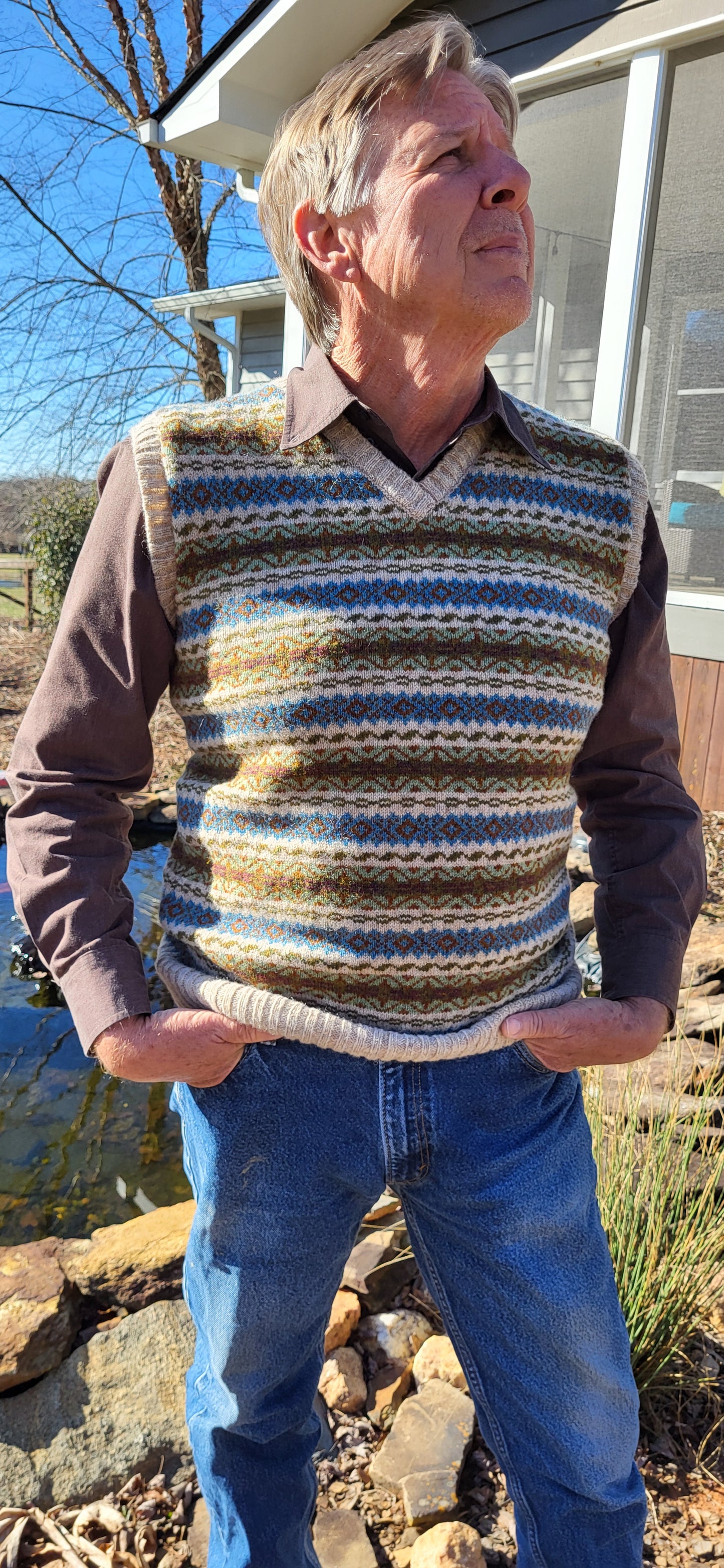 Bespoke Traditional Fair Isle Sweater Vest
