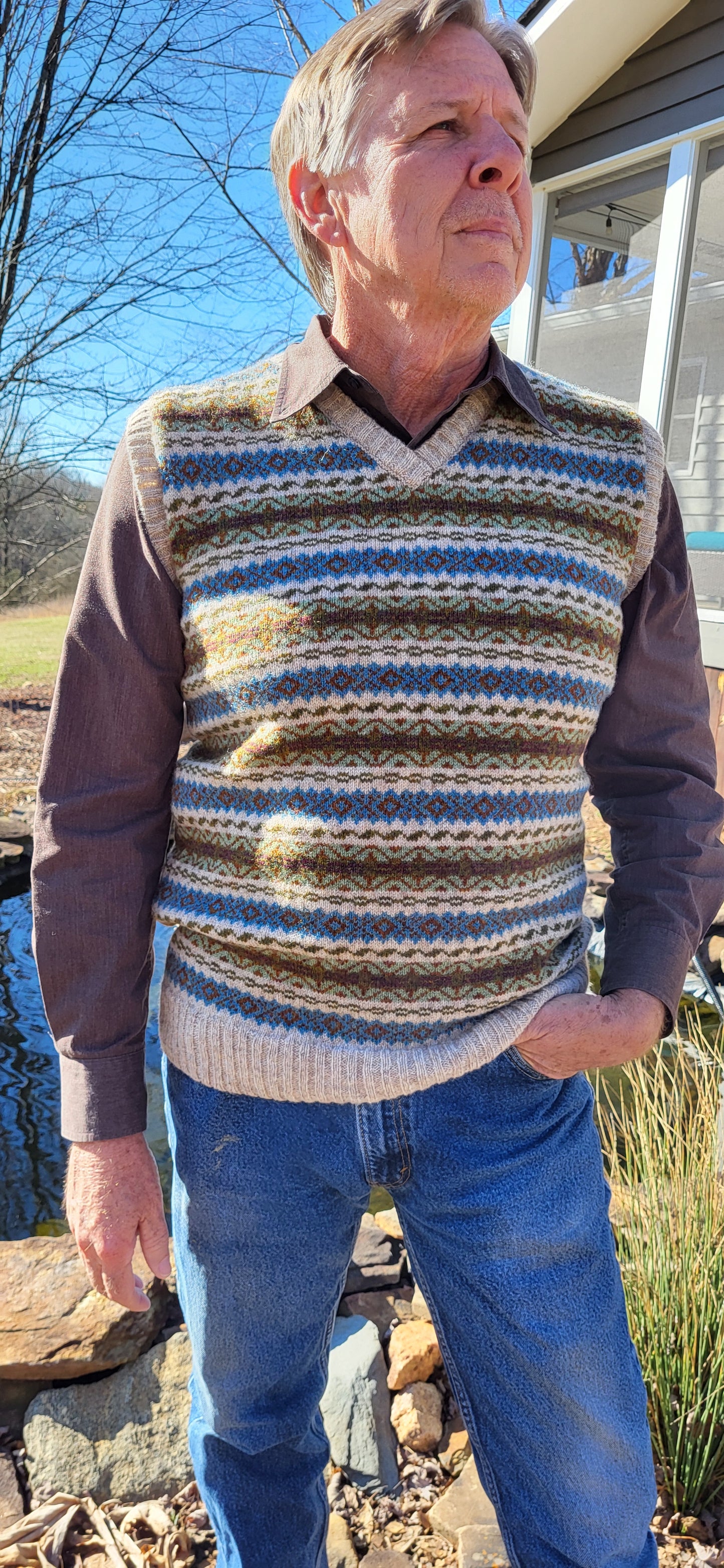 Bespoke Traditional Fair Isle Sweater Vest
