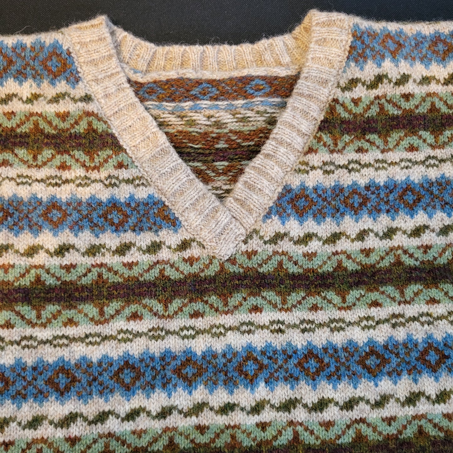 Bespoke Traditional Fair Isle Sweater Vest