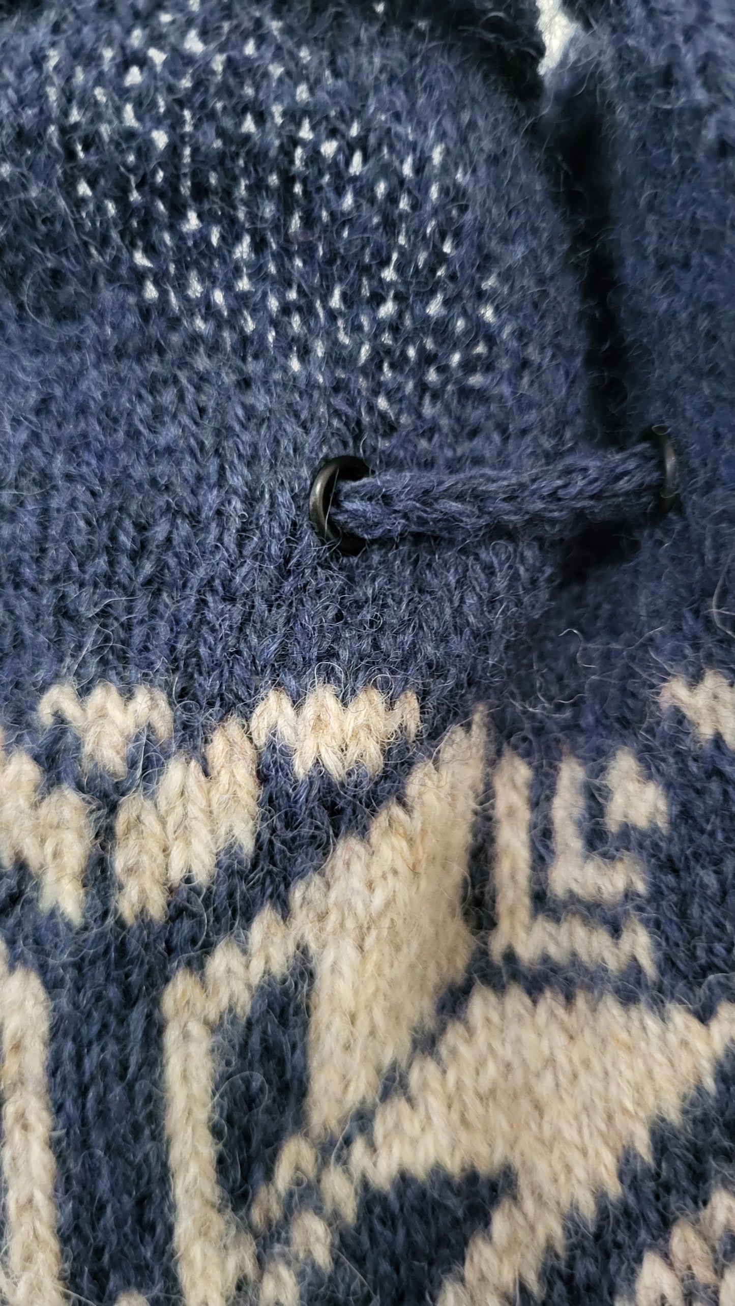 Sack Bag Shoulder Length Blue