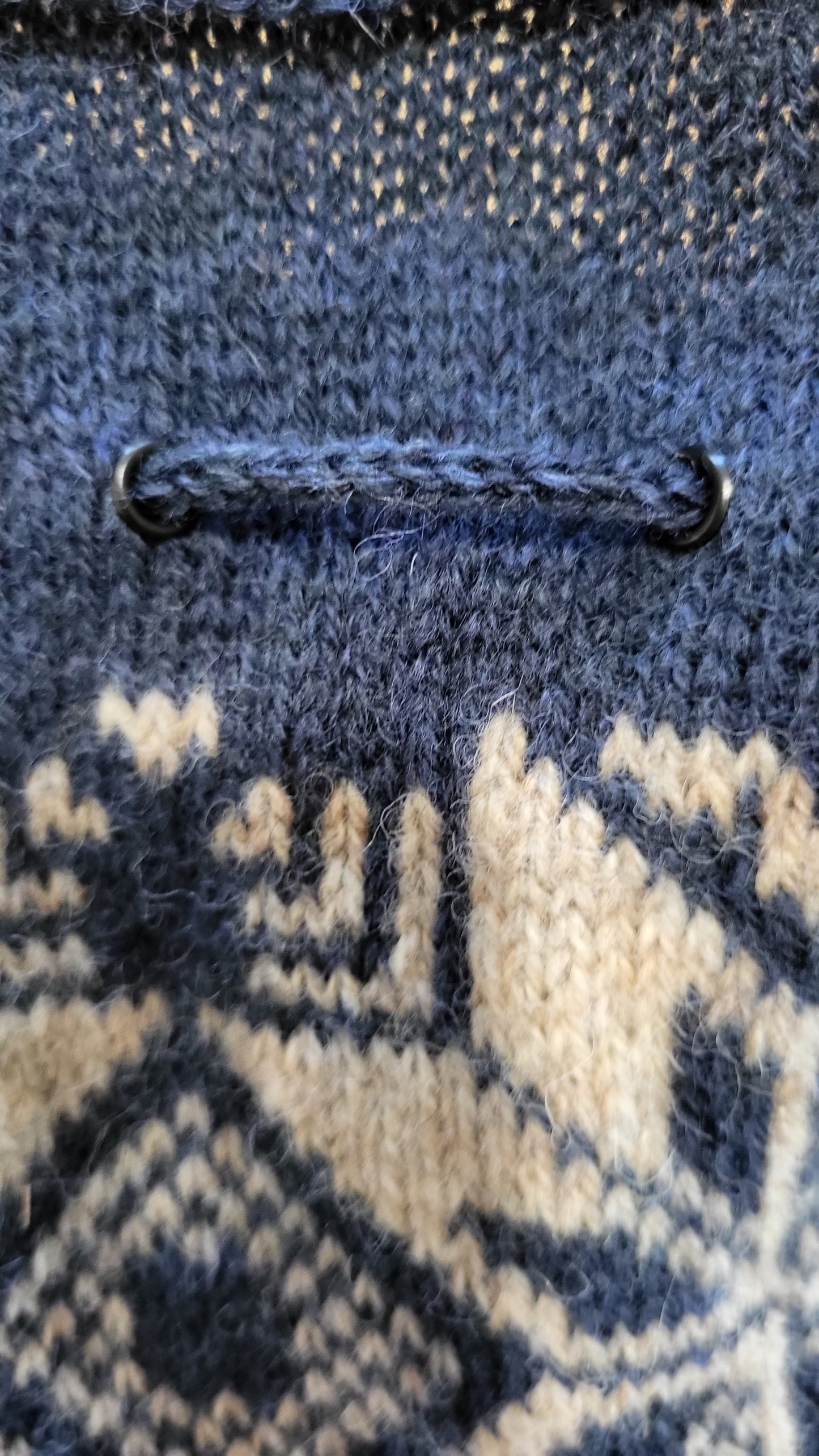 Sack Bag Shoulder Length Blue