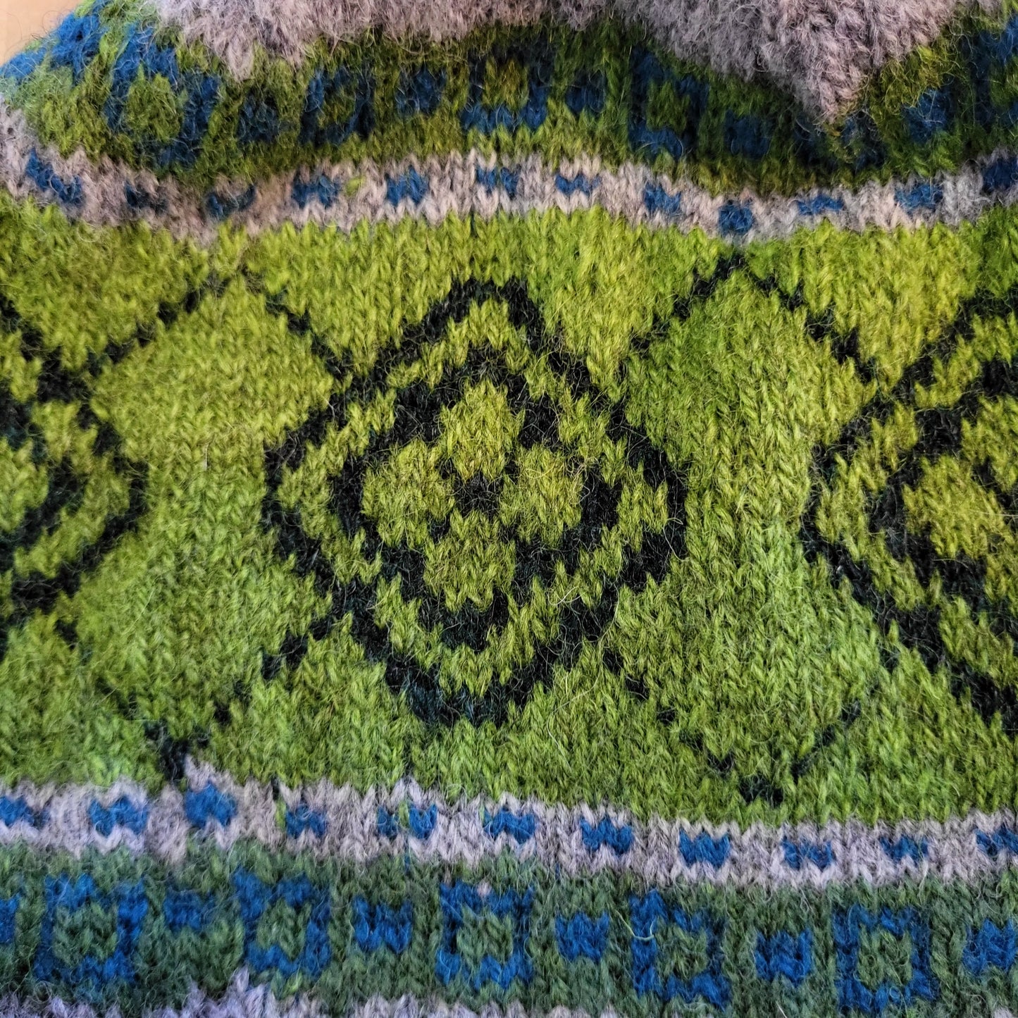 Men's Shetland Wool Beanie - Greener Pastures