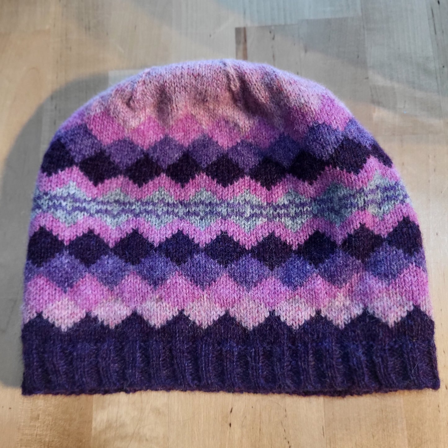 Pink Diamonds Wool Beanie