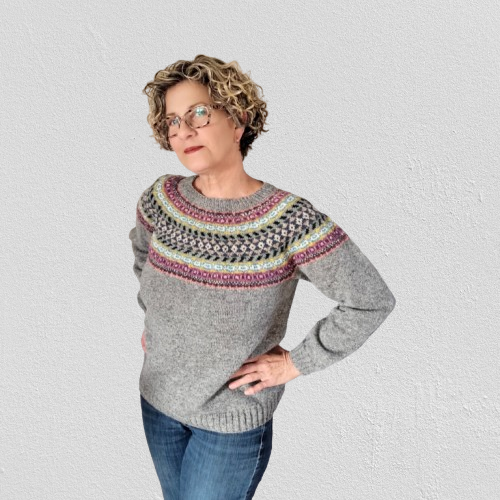 Fair Isle Yoke Sweater