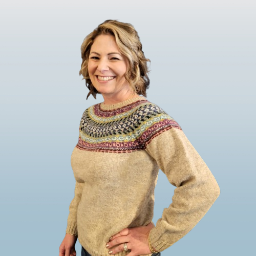 Fair Isle Yoke Sweater