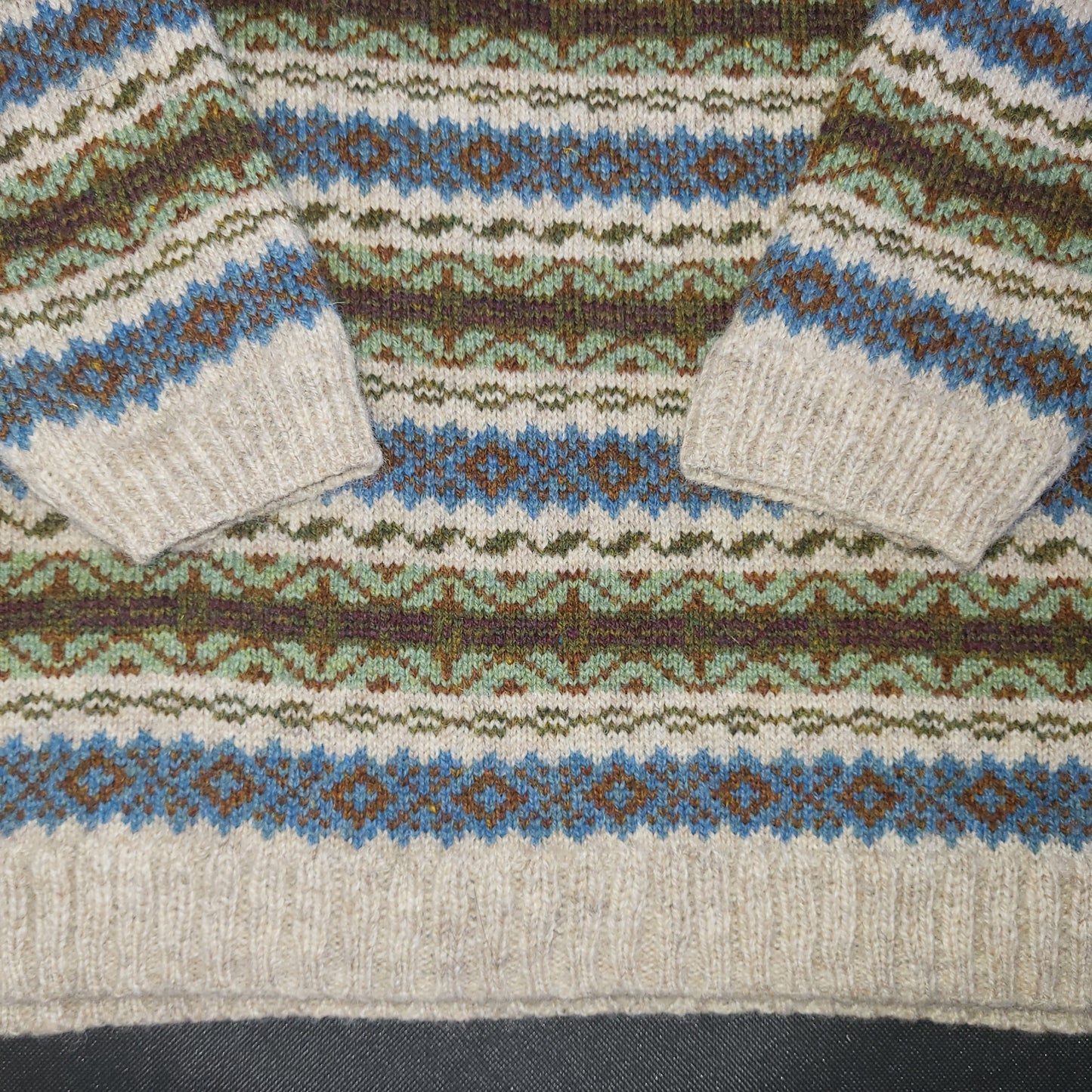 Fair Isle Wool Jumper Women's Medium