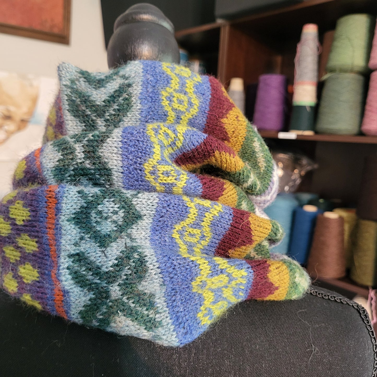 Colorful Cozy Neck Warmer Cowl