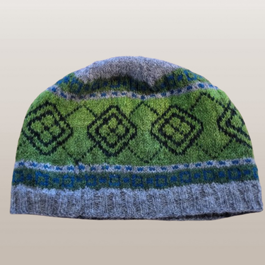 mens wool celtic knit beanie
