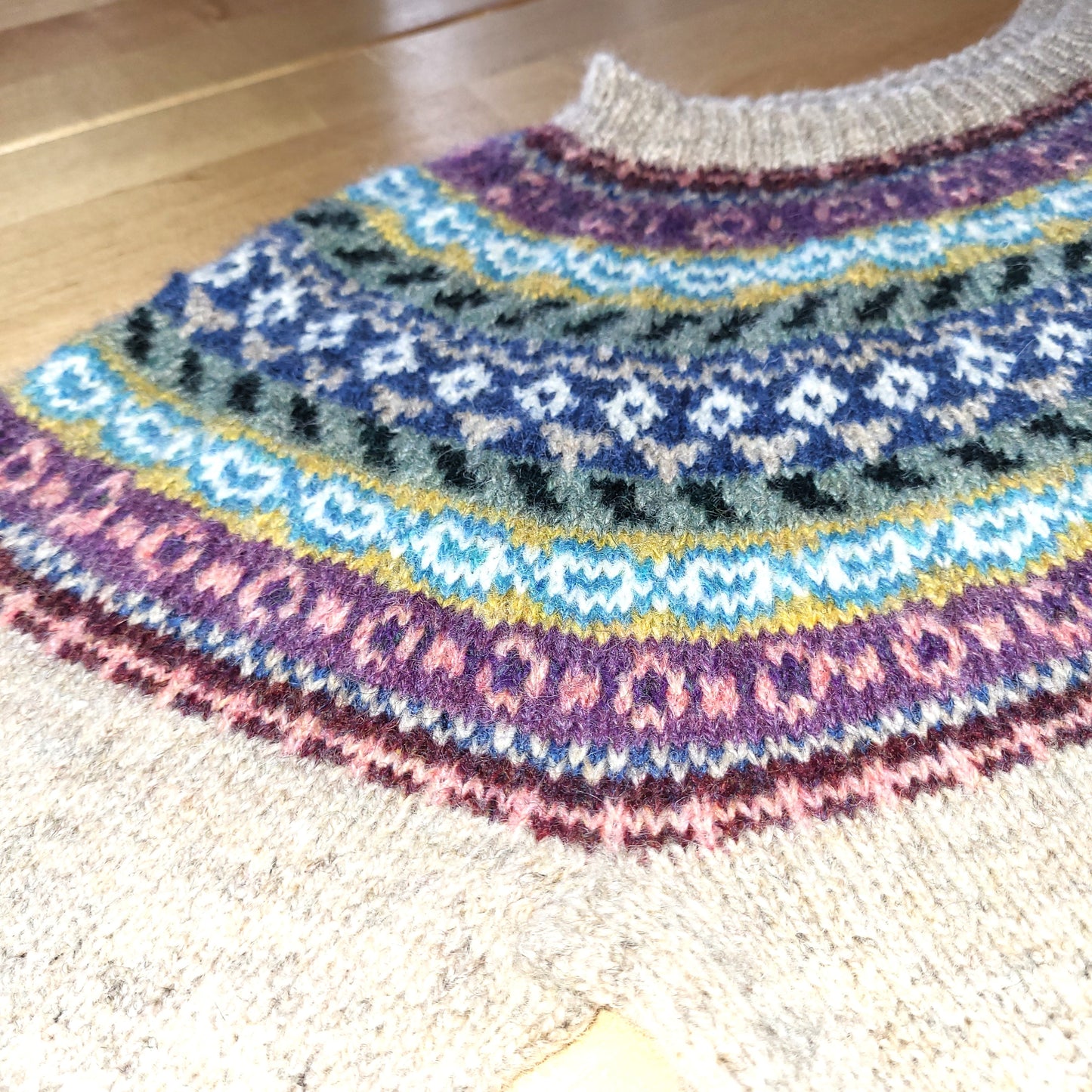Fair Isle Yoke Sweater